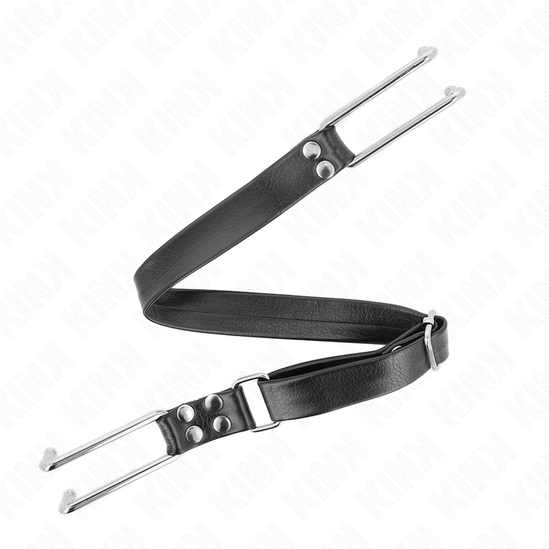KINK COLLAR & GAG Gag Crochet Métal Réglable 36-52 Cm — vue détaillée