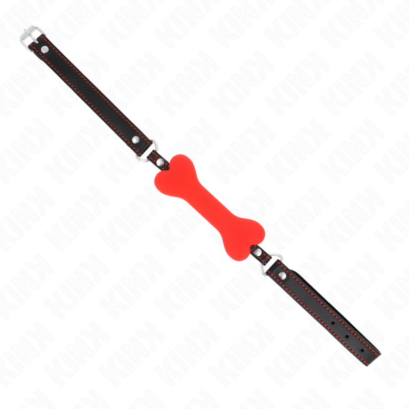 KINK COLLAR & GAG Os Rouge 12 Cm Bag 63 X 2 Cm — vue alternative