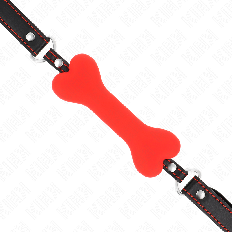 KINK COLLAR & GAG Os Rouge 12 Cm Bag 63 X 2 Cm — vue arrière