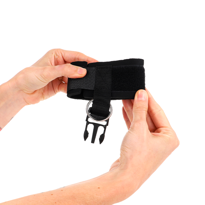 KINK WRIST RESTRAINT Appui-Poignet Néoprène À Attaches Boucles Noir Réglable 2... — vue arrière