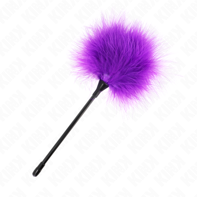 KINK IMPACT & TOUCH Plumes Tickle Violes Utilisées Kit Bondage 27 Cm — vue arrière