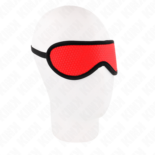 KINK MASKED ALLURE Bandage Texturé À Écailles Bord Recouvert Rouge 20 X 7 Cm - Aura Intime