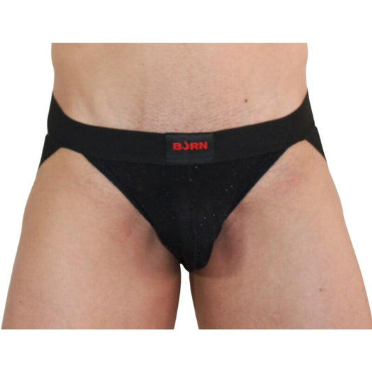 BURN 003 Jock Noir Brillant L - Aura Intime