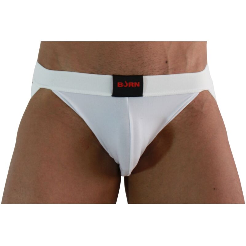 BURN 007 Jock Lycra Blanc Xl - Aura Intime