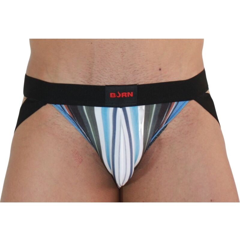 BURN 009 Jock Multicolore / Noir L - Aura Intime