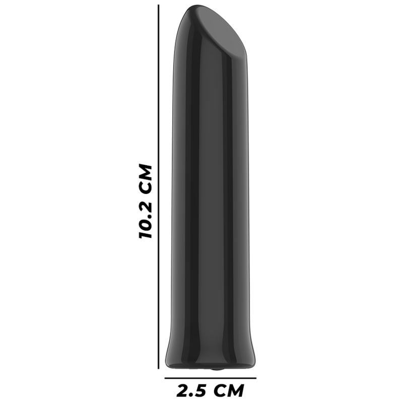 INTENSE FUN TOYS Todrick Black Bullet Stimulant Clitoridien — vue alternative