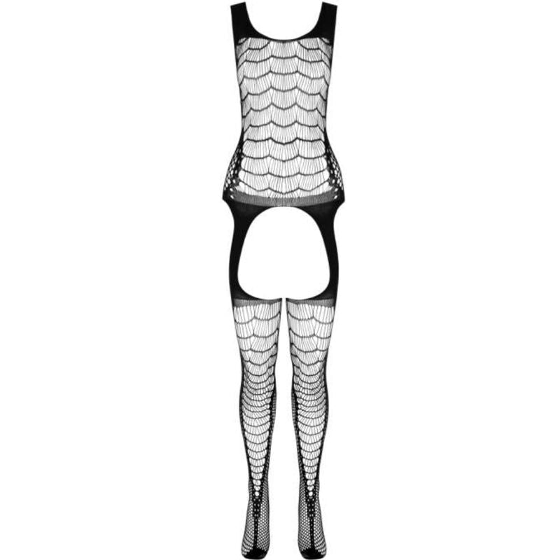 PASSION WOMAN BODYSTOCKINGS Bs 104 Bodystocking Noir Taille Unique — vue alternative