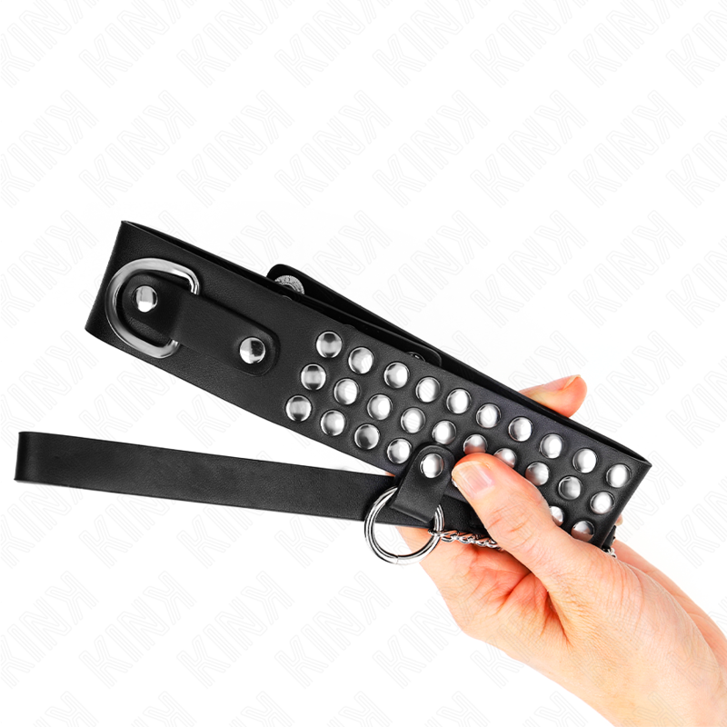 KINK COLLAR & GAG Collier Bracelet 65 Cm Brillant Réglable 37-42 Cm X 5,3 Cm — vue alternative