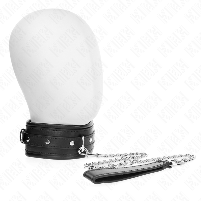 KINK COLLAR & GAG Collier Bracelet À Boucle Brillante 65 Cm 48,5 Cm X 5,3 Cm - Aura Intime