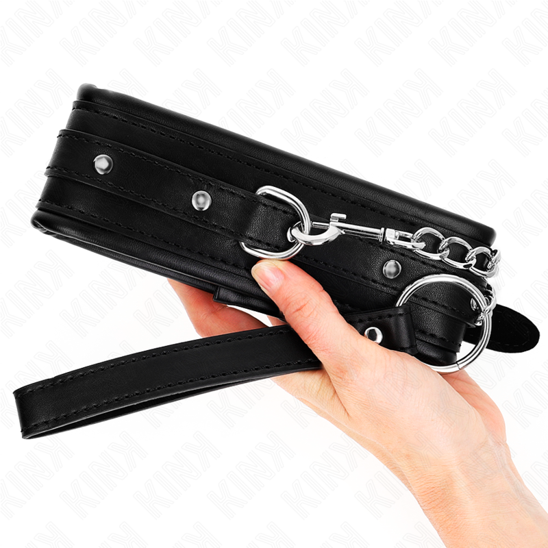KINK COLLAR & GAG Collier Bracelet À Boucle Brillante 65 Cm 48,5 Cm X 5,3 Cm — vue alternative