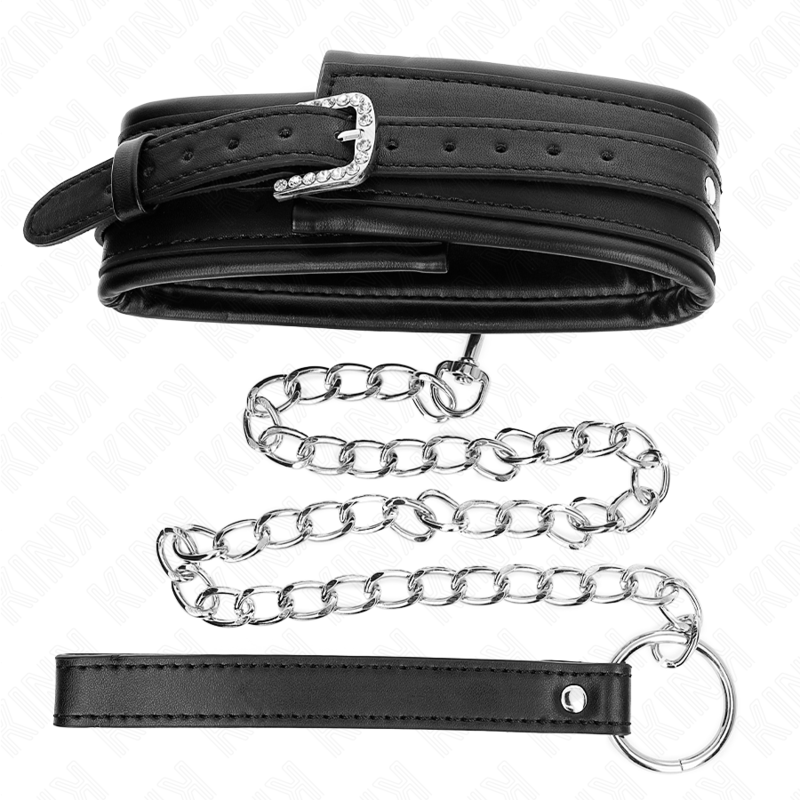 KINK COLLAR & GAG Collier Bracelet À Boucle Brillante 65 Cm 48,5 Cm X 5,3 Cm — accessoires inclus