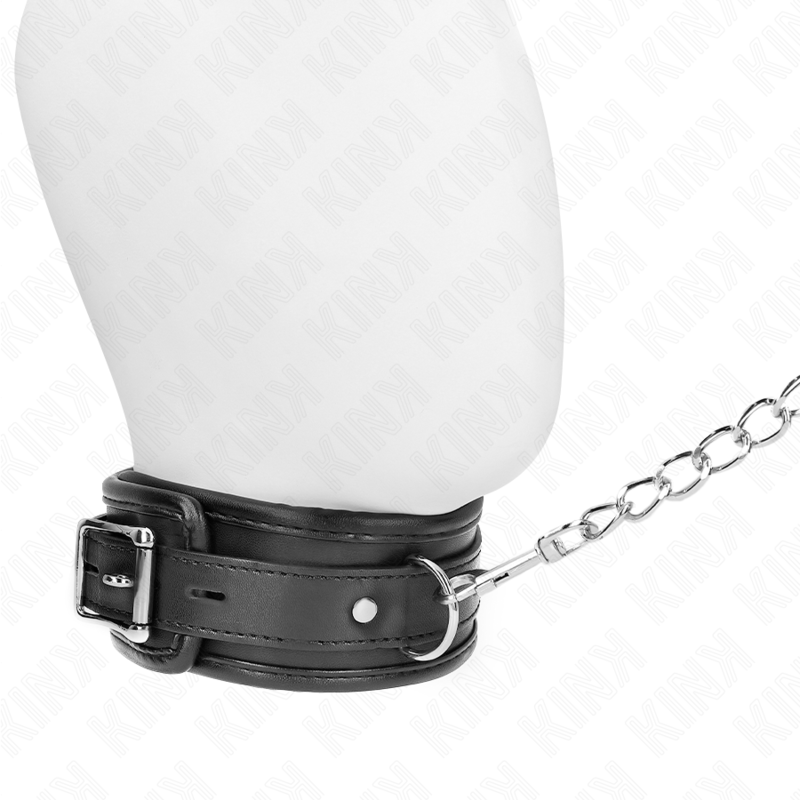 KINK COLLAR & GAG Collier Modèle Basic Laisse 65 Cm Modèle 1 53 X 6 Cm — vue détaillée