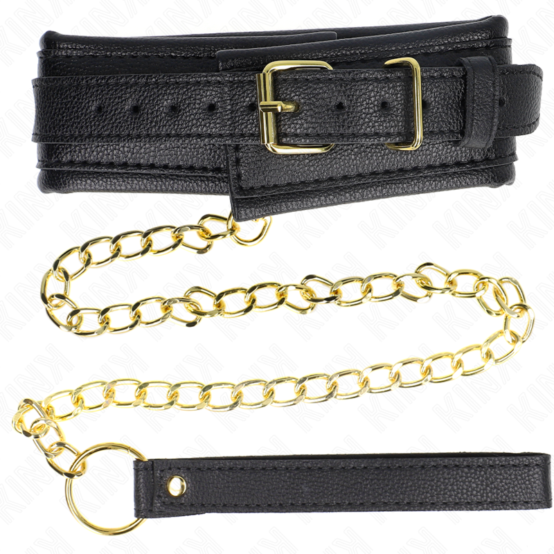 KINK COLLAR & GAG Collier Bracelet Imitation Cuir Éponge Modèle 1 Réglable ... — vue alternative