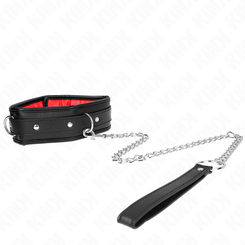 KINK COLLAR & GAG Collier Bracelet Imitation Cuir Éponge Modèle 3 Réglable ... — vue détaillée