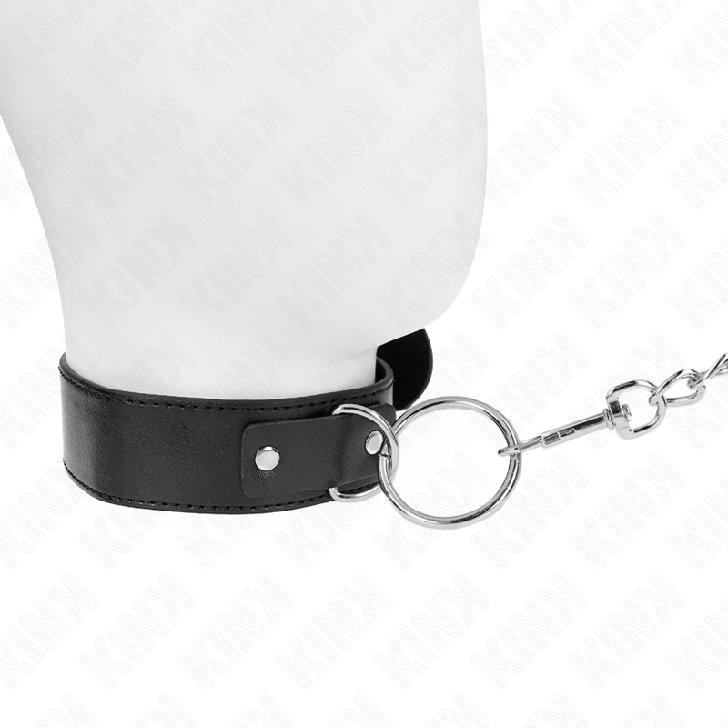 KINK COLLAR & GAG Collier Modèle Basic Laisse Modèle 4 Réglable 36-43 Cm — vue détaillée