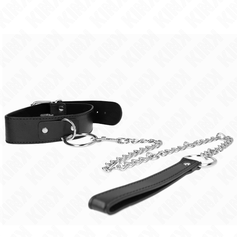 KINK COLLAR & GAG Collier Modèle Basic Laisse Modèle 4 Réglable 36-43 Cm — vue alternative