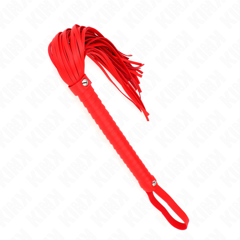 KINK IMPACT & TOUCH Fouet Manche Texturé Rouge 48,5 Cm — vue arrière