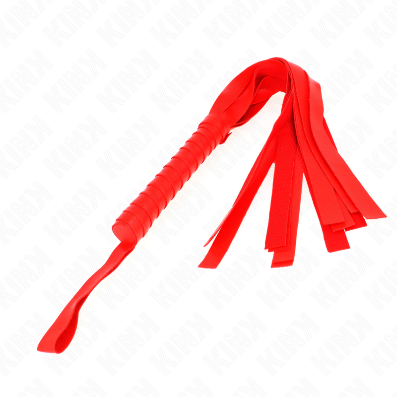 KINK IMPACT & TOUCH Fouet À Queue Large Rouge 48,5 Cm — vue arrière