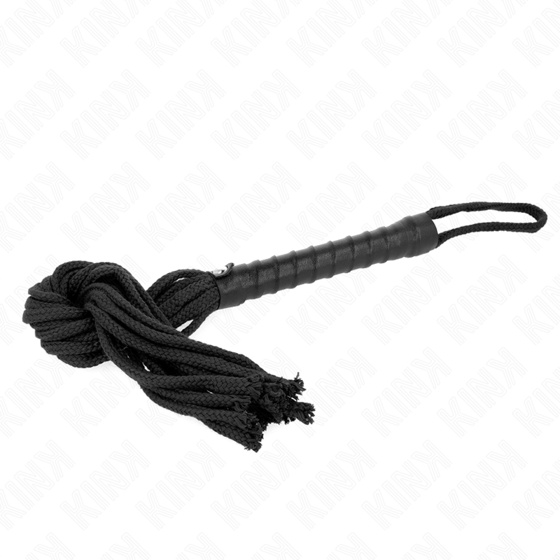 KINK IMPACT & TOUCH Fouet Corde Noire 56 Cm — vue alternative