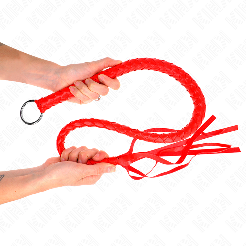 KINK IMPACT & TOUCH Fouet Serpent Anneau Rouge 65 Cm — vue alternative