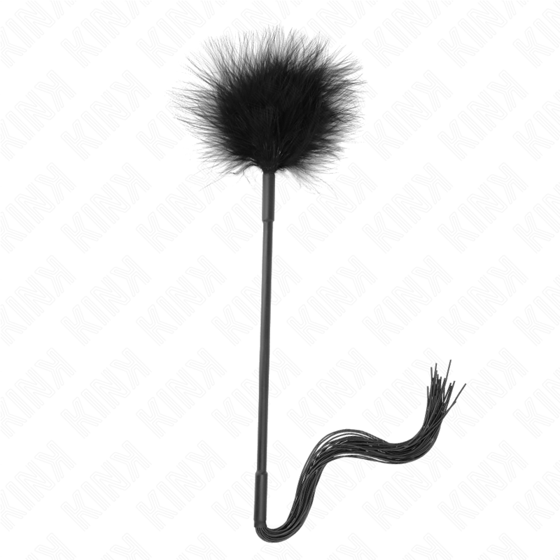 KINK IMPACT & TOUCH Fouet Silicone Plumes Chatouiller 47 Cm — vue détaillée