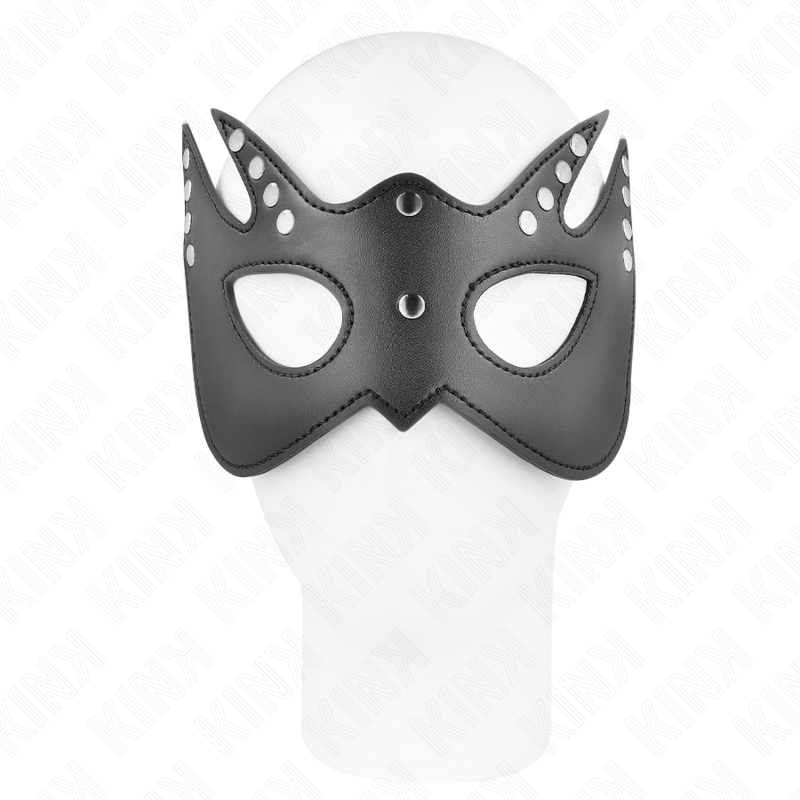 KINK MASKED ALLURE Masque Chauve-Souris Rivets 23 X 15 Cm - Aura Intime