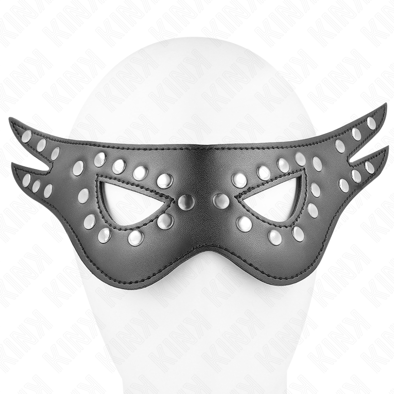 KINK MASKED ALLURE Masque Sexy Cuirette Modèle 1 27 X 13 Cm — vue arrière