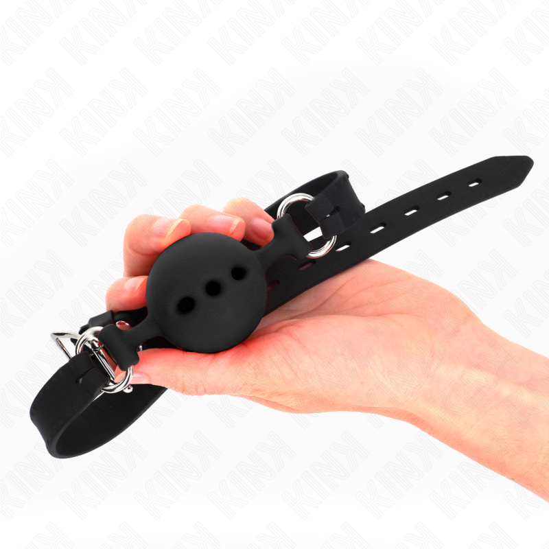 KINK COLLAR & GAG Bâton Entierement Silicone 55 X 2 Cm Boule 5 Cm Taille L ... — vue alternative