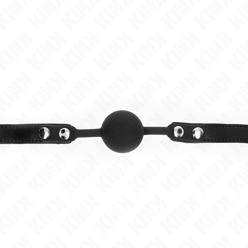 KINK COLLAR & GAG Modèle 1 Bille Silicone 4 Cm Bag Serrure 60 X 2 Cm — accessoires inclus