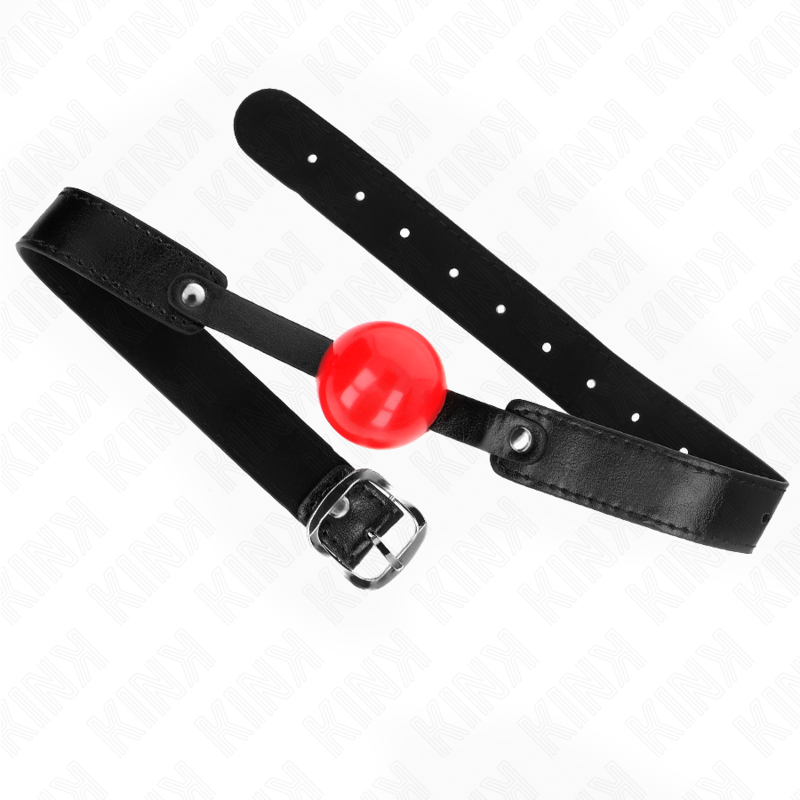 KINK COLLAR & GAG Balle Tpe Souple 4 Cm Gag Modèle 1 66 X 2,5 Cm Réglable 4... — vue détaillée