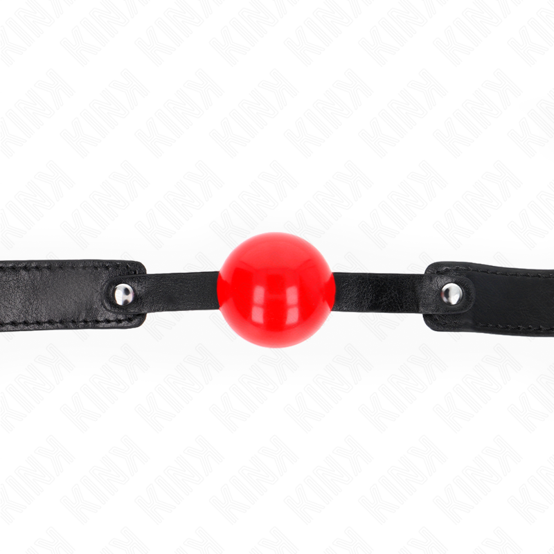 KINK COLLAR & GAG Balle Tpe Souple 4 Cm Gag Modèle 1 66 X 2,5 Cm Réglable 4... — vue arrière