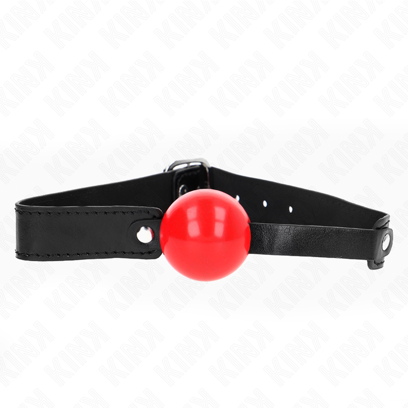 KINK COLLAR & GAG Balle Tpe Souple 4 Cm Gag Modèle 1 66 X 2,5 Cm Réglable 4... - Aura Intime
