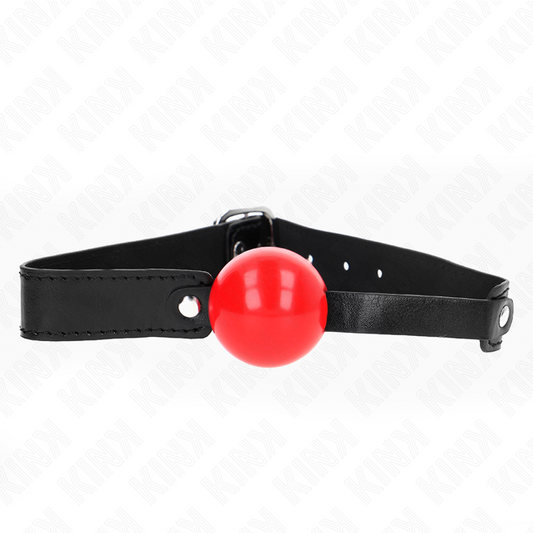 KINK COLLAR & GAG Balle Tpe Souple 4 Cm Gag Modèle 1 66 X 2,5 Cm Réglable 4... - Aura Intime