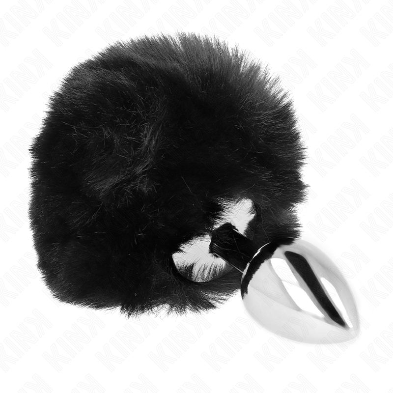 KINK PLEASURE PLUGS Bouchon Acier Inoxydable 7 X 3 Cm Queue Lapin Fausse Four... — vue alternative