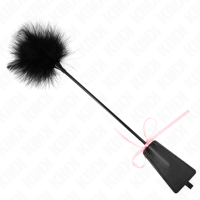 KINK IMPACT & TOUCH Plumes Chacouillées Noeud Ruban Rose 49 Cm — vue détaillée