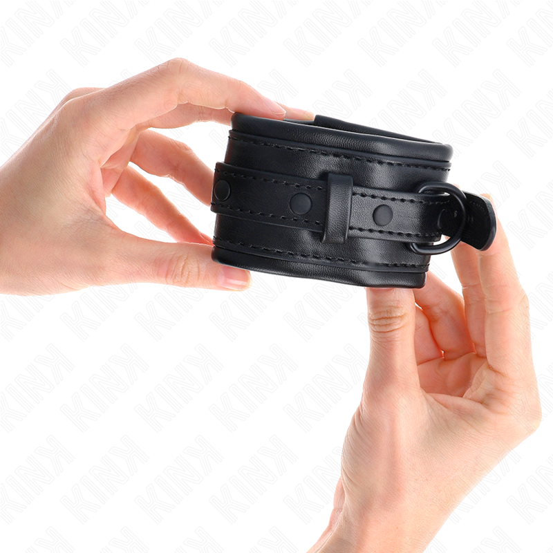 KINK WRIST RESTRAINT Appui-Poignets Noir Ajustable 20-30 Cm X 6 Cm — vue arrière