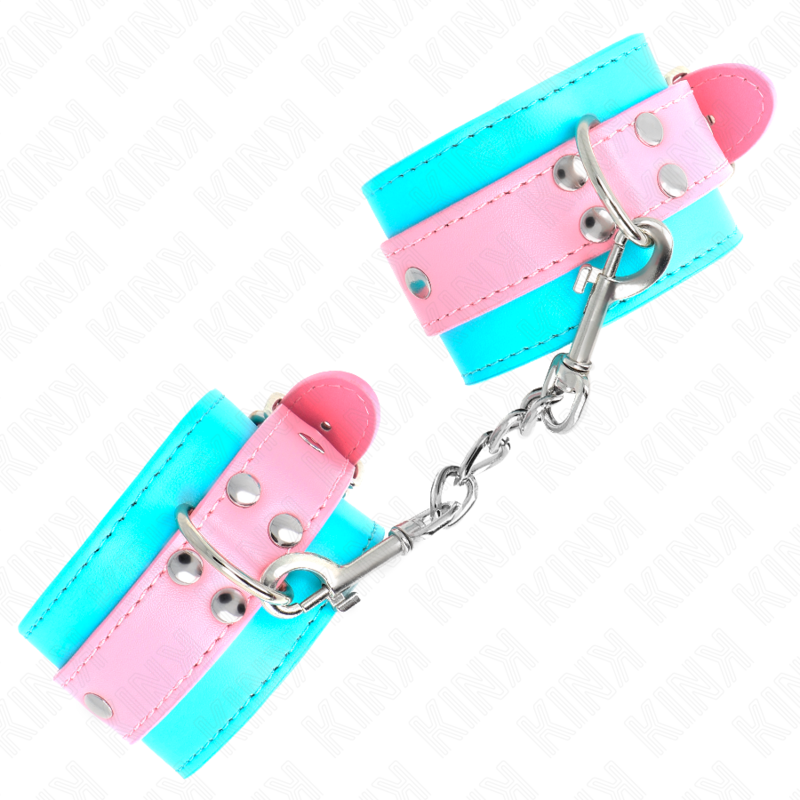 KINK WRIST RESTRAINT Mignons Attentes-Poignets Bleu/Rose Ajustables 16-28 Cm X... — vue alternative