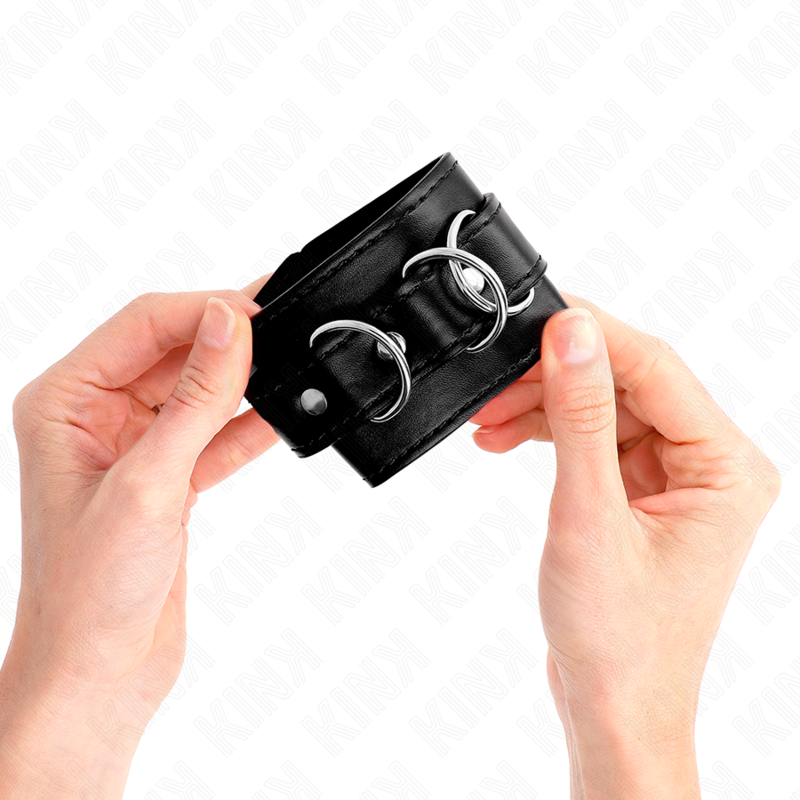KINK WRIST RESTRAINT 3 Appareils-Poignets Ajustables Noir 17,5-25 Cm X 6 Cm — vue arrière