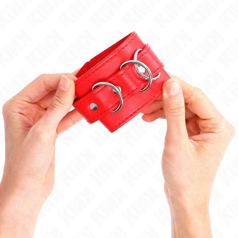 KINK WRIST RESTRAINT 3 Appareils-Poignets Ajustables Rouge 17,5-25 Cm X 6 Cm — vue arrière