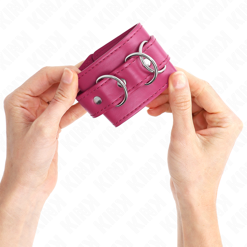 KINK WRIST RESTRAINT 3 Appareils-Poignets Ajustables Rose 17,5-25 Cm X 6 Cm — vue arrière