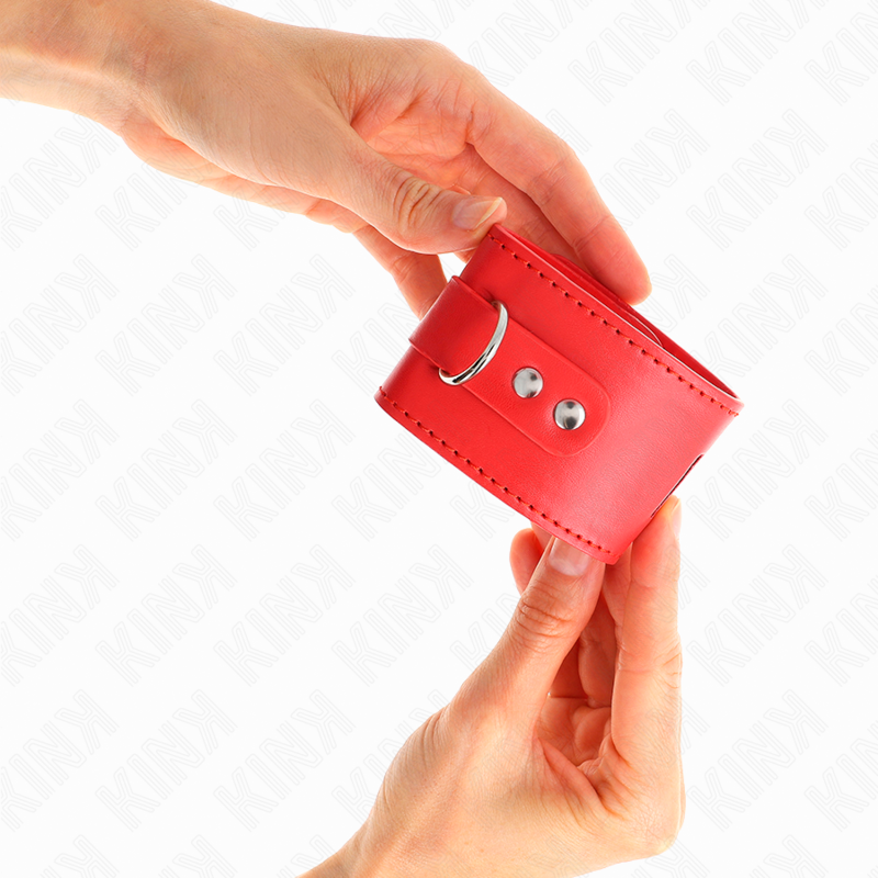 KINK WRIST RESTRAINT Appui-Poignets Fermeture Par Cadenas Rouge Ajustable 16-2... — vue arrière