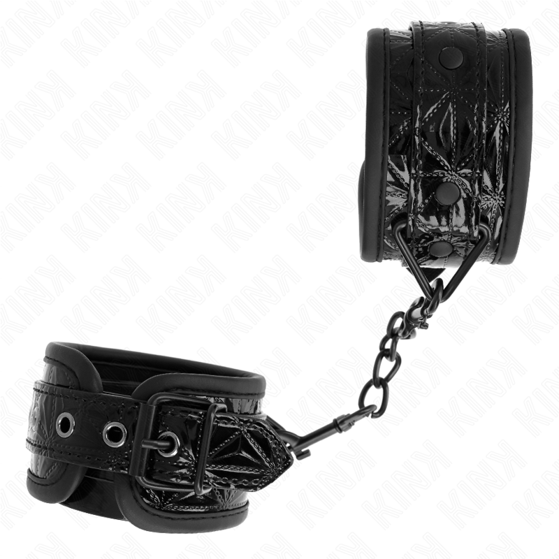 KINK WRIST RESTRAINT Appui-Poignets Motif Diamant Noir Ajustable 17-26 Cm X 5,... — vue alternative