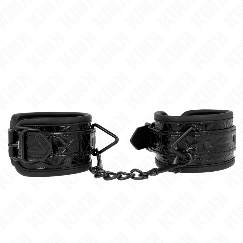 KINK WRIST RESTRAINT Appui-Poignets Motif Diamant Noir Ajustable 17-26 Cm X 5,... — vue détaillée