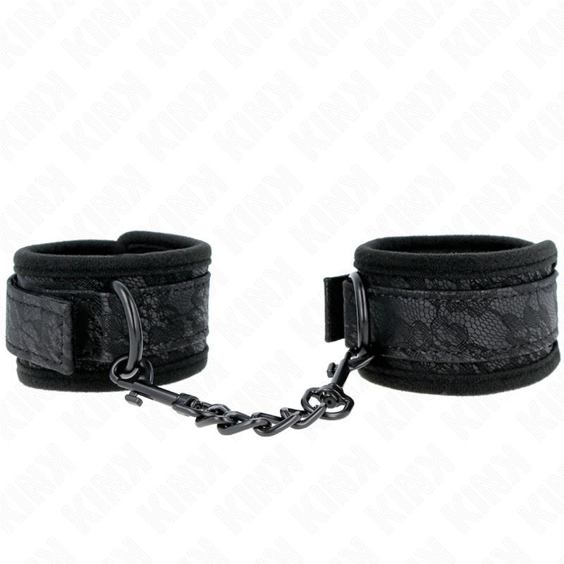 KINK WRIST RESTRAINT Poignets Recouverts Dentelle Foncée Néoprène Ajustable No... — vue détaillée