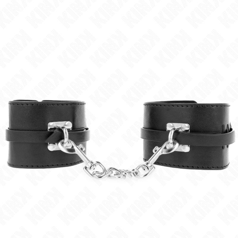 KINK WRIST RESTRAINT Appui-Poignets Verrouillables Deluxe Noir Ajustable 14,5-... — vue détaillée
