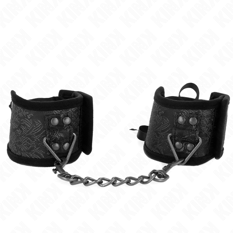 KINK WRIST RESTRAINT Retenues-Poignets Scandal Détails Dentelle Noire 24,5 Cm ... — vue détaillée