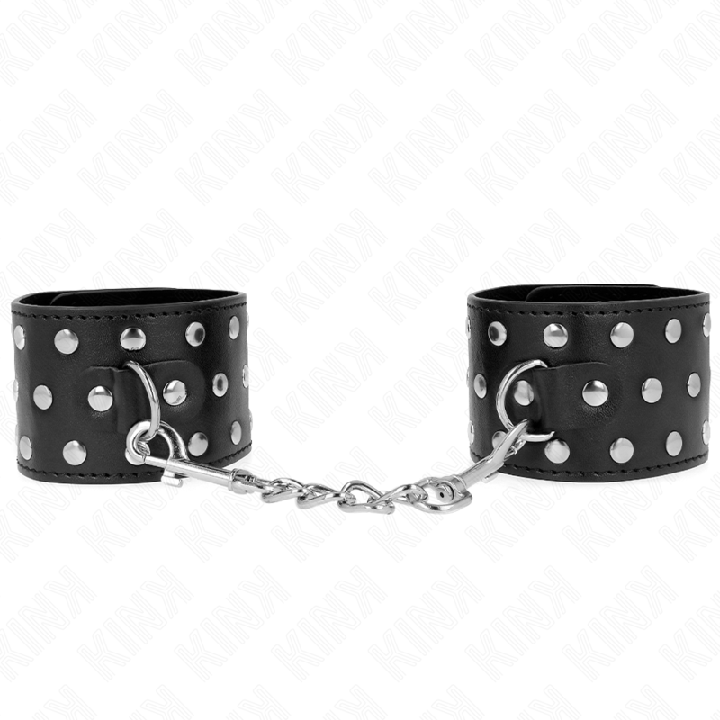 KINK WRIST RESTRAINT Retenues-Poignets Punk Réglables 19-24 Cm X 5,5 Cm — vue détaillée