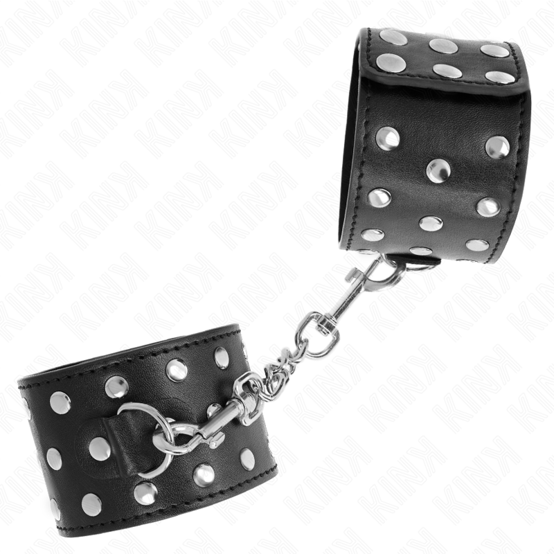 KINK WRIST RESTRAINT Retenues-Poignets Punk Réglables 19-24 Cm X 5,5 Cm — vue alternative