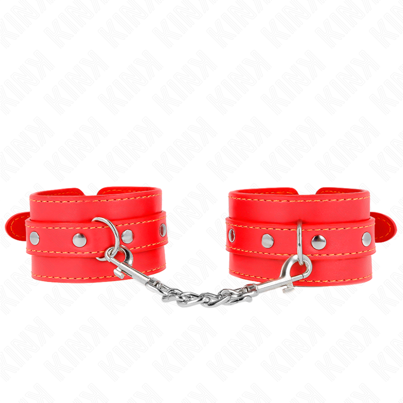 KINK WRIST RESTRAINT Appareils-Poignets Fins Rouge Ajustables 21-33 Cm — vue détaillée