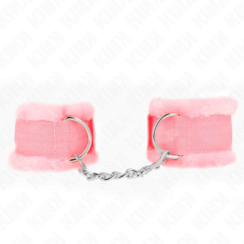 KINK WRIST RESTRAINT Appui-Poignets Doublés Fourrure Rose Réglable 17-31 Cm X ... — vue détaillée